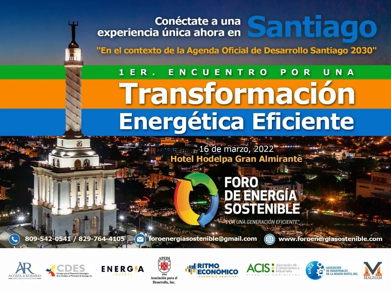 La Transformación Energética de Santiago será analizada en el FES región Norte
